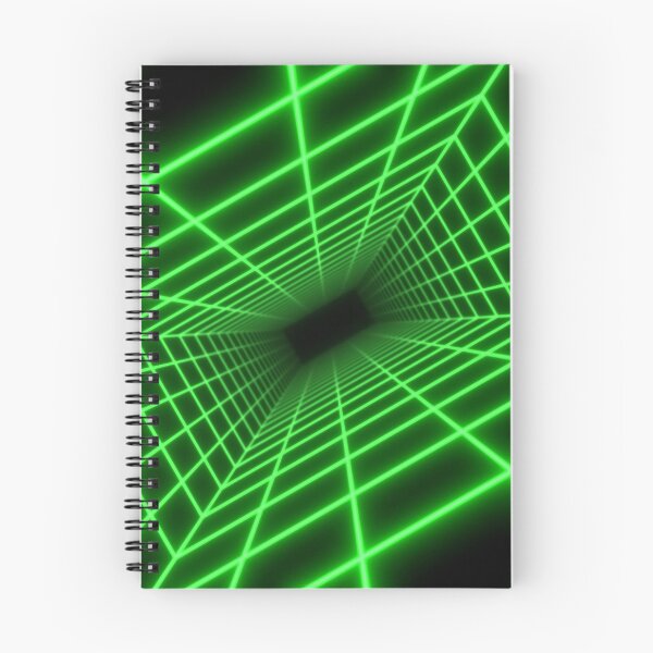 Item preview, Green Glow Rectangular Wireframe Tunnel designed and sold by Electric Shock!! Design.