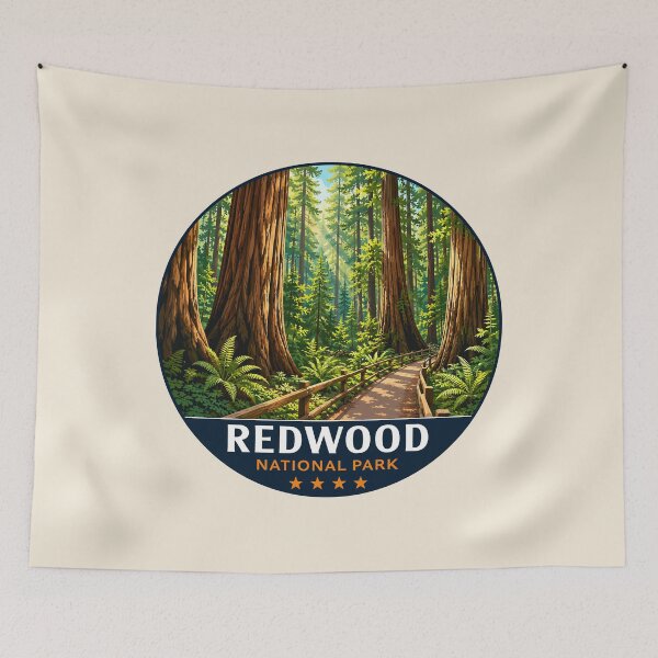 Item preview, Redwood National Park California Forest designed and sold by Gideon Emmerich.