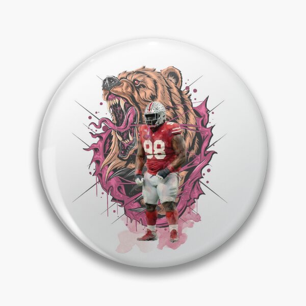 Item preview, Beast Mode Football Player and Raging Bear Art designed and sold by cucuzeus.