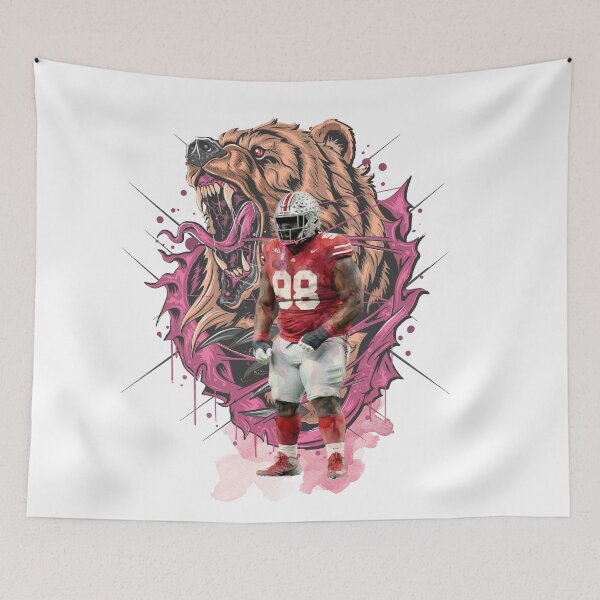 Item preview, Beast Mode Football Player and Raging Bear Art designed and sold by cucuzeus.