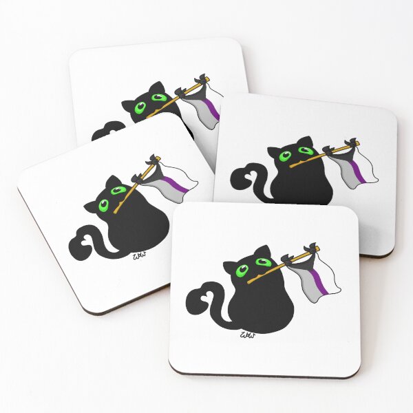 Artikelvorschau, Pride Flag Kitty - Demi entworfen und verkauft von WorksOfWhimsies.