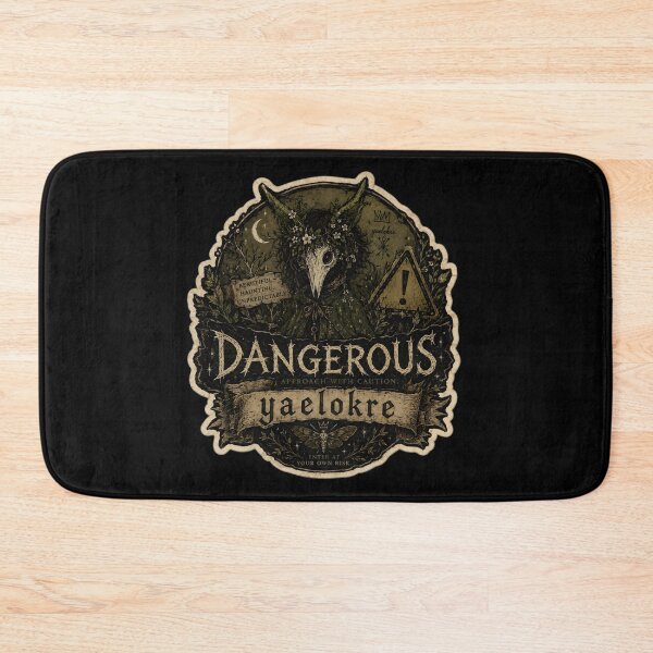 Item preview, Yaelokre Dangerous Gothic Horror Art | Dark Cottagecore Vintage Sticker designed and sold by Bhaskar Digital Art.