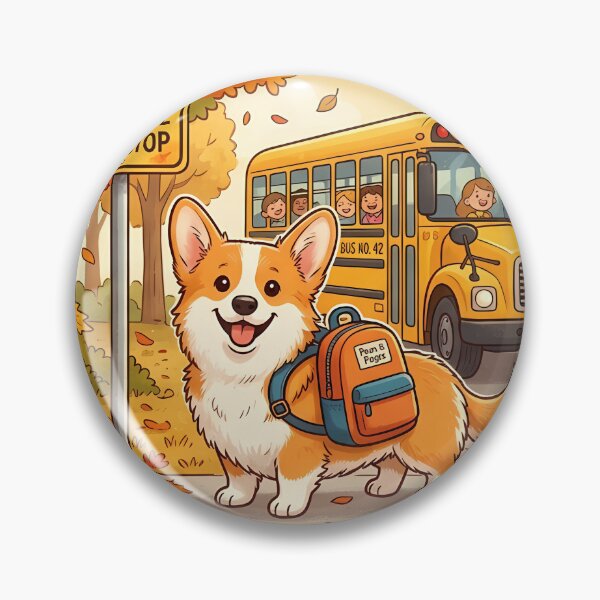 Item preview, Cute Corgi School Bus Squad Shirt, Funny Corgi Back to School Bus Stop Tee, Corgi Fall School Gift for Dog Lovers designed and sold by Wearable Canvas...
