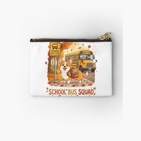 Item preview, Cute Corgi School Bus Squad Shirt, Funny Corgi Back to School Bus Stop Tee, Corgi Fall School Gift for Dog Lovers designed and sold by Wearable Canvas...