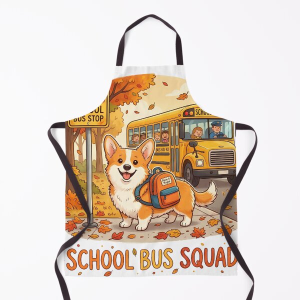 Item preview, Cute Corgi School Bus Squad Shirt, Funny Corgi Back to School Bus Stop Tee, Corgi Fall School Gift for Dog Lovers designed and sold by Wearable Canvas...