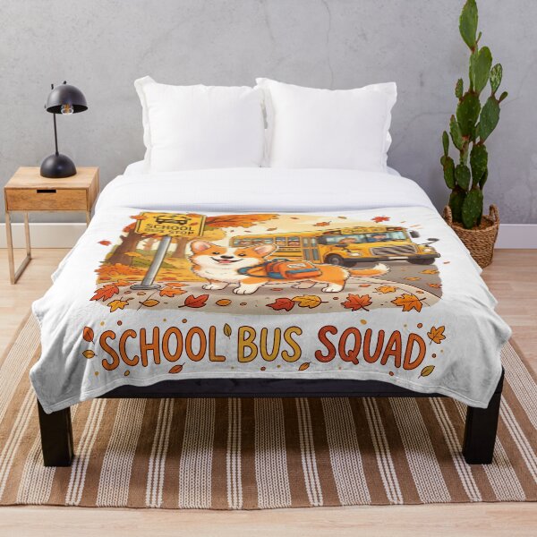 Item preview, Cute Corgi School Bus Squad Shirt, Funny Corgi Back to School Bus Stop Tee, Corgi Fall School Gift for Dog Lovers designed and sold by Wearable Canvas...