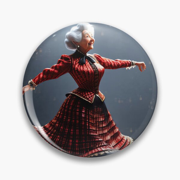 Item preview, Old Fart Dancing the can-can designed and sold by Colin Bentham.