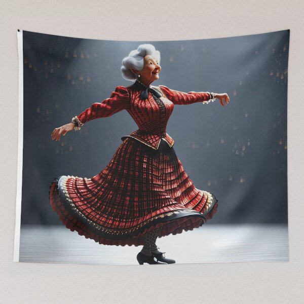 Item preview, Old Fart Dancing the can-can designed and sold by Colin Bentham.