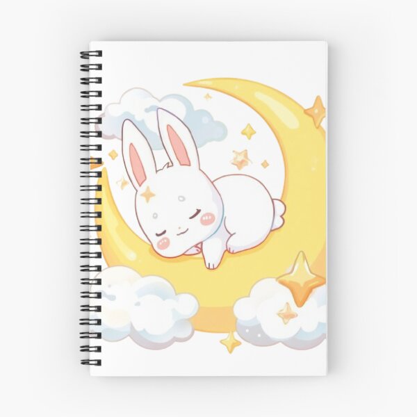 Item preview, Cute Moon Bunny Kawaii Sticker | Dreamy Celestial Rabbit Gift designed and sold by Stylestickers55.