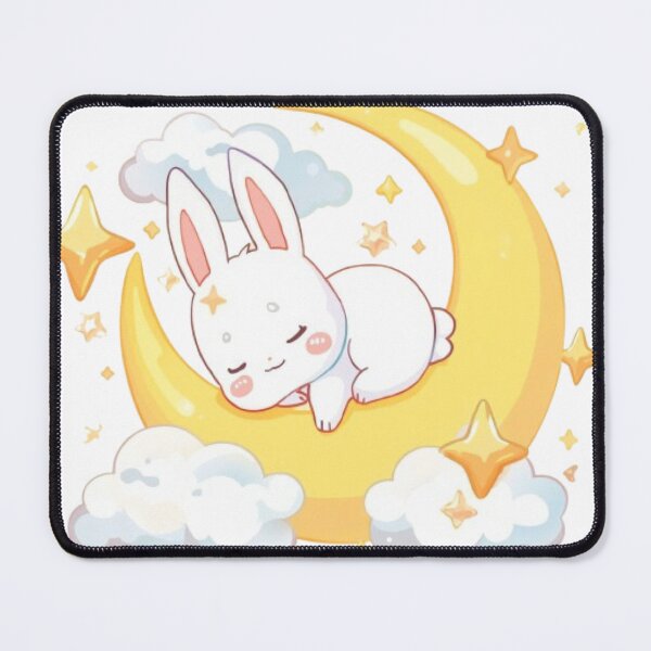 Item preview, Cute Moon Bunny Kawaii Sticker | Dreamy Celestial Rabbit Gift designed and sold by Stylestickers55.