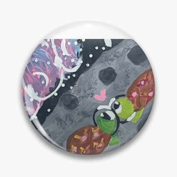Item preview, Stargazing Turtle Couple on the Moon Acrylic Painting designed and sold by Faithstarmancil.