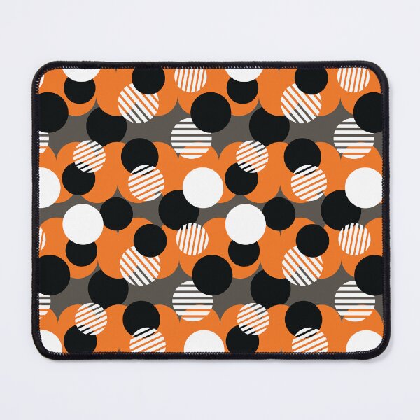 Item preview, Chic Halloween Orange and Black Abstract Polka Dot Pattern designed and sold by mrhighsky.