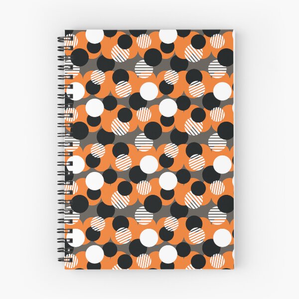 Item preview, Chic Halloween Orange and Black Abstract Polka Dot Pattern designed and sold by mrhighsky.