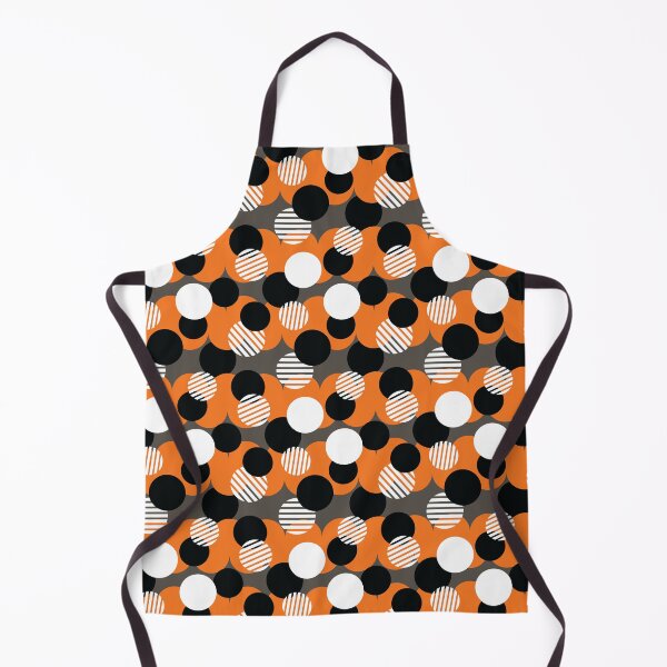 Item preview, Chic Halloween Orange and Black Abstract Polka Dot Pattern designed and sold by mrhighsky.
