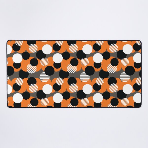 Item preview, Chic Halloween Orange and Black Abstract Polka Dot Pattern designed and sold by mrhighsky.