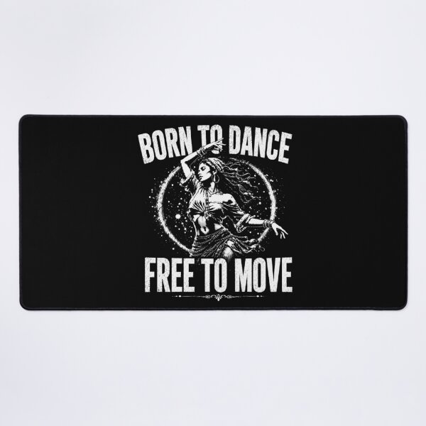 Item preview, Born To Dance Free To Move – Vintage Boho Dance Lover Dancer Design designed and sold by PosiMCreations.