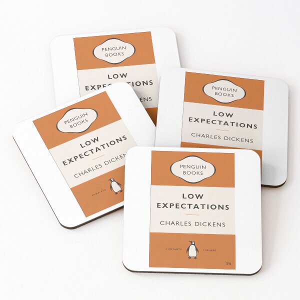 Item preview, Low Expectations , Charles dickens designed and sold by CornershopTee.