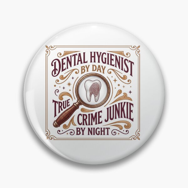 Item preview, Dental Hygienist By Day True Crime Junkie By Night Funny Gift T-Shirt designed and sold by Osmose-Studio ⭐⭐⭐⭐⭐.
