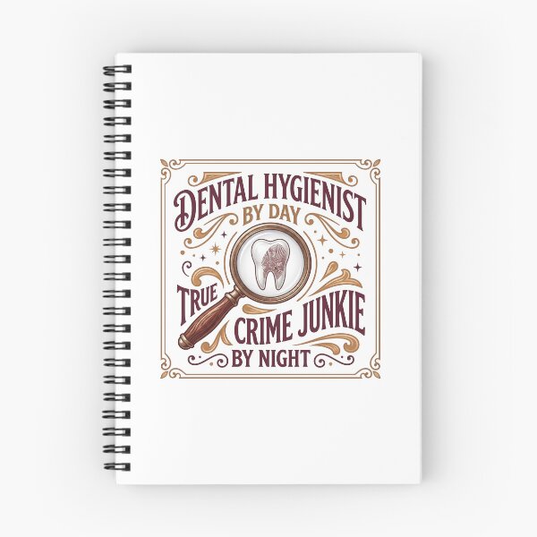 Item preview, Dental Hygienist By Day True Crime Junkie By Night Funny Gift T-Shirt designed and sold by Osmose-Studio.