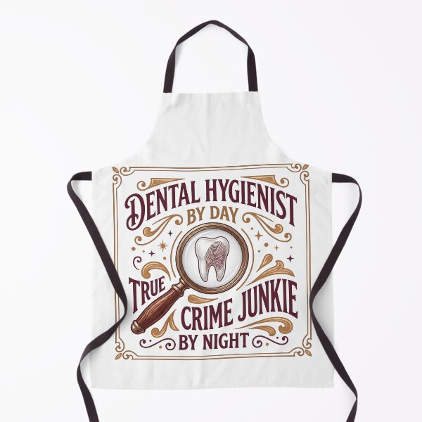 Item preview, Dental Hygienist By Day True Crime Junkie By Night Funny Gift T-Shirt designed and sold by Osmose-Studio.