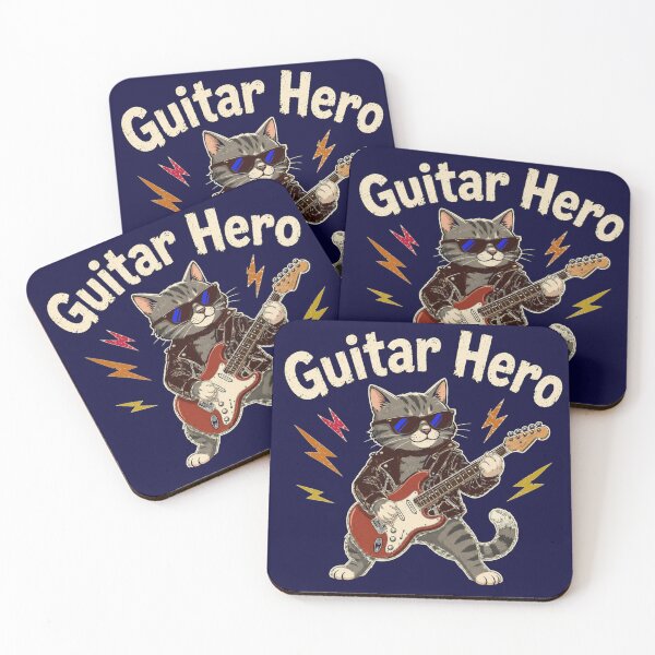 Item preview, Guitar Hero, Cat Lover, Guitar Lover designed and sold by Evelashop.