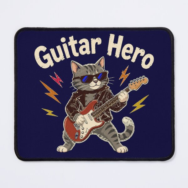 Item preview, Guitar Hero, Cat Lover, Guitar Lover designed and sold by Evelashop.