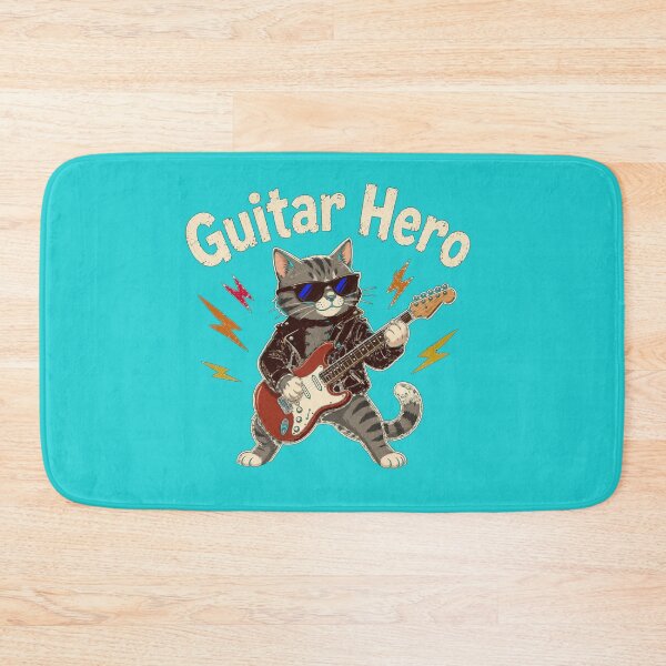 Item preview, Guitar Hero, Cat Lover, Guitar Lover designed and sold by Evelashop.