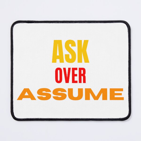 Item preview, Ask over Assume Rec"over"y T-Shirt designed and sold by app-ar-el.