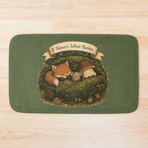 Item preview, Nature's Softest Blanket Cozy Moss Forest designed and sold by SimplePoDesign.