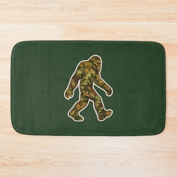 Item preview, Woodland Camouflage Bigfoot Sasquatch Cryptid Design designed and sold by Swanny's Custom T-shirt and Gift Designs.