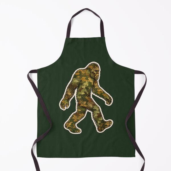 Item preview, Woodland Camouflage Bigfoot Sasquatch Cryptid Design designed and sold by Swanny's Custom T-shirt and Gift Designs.