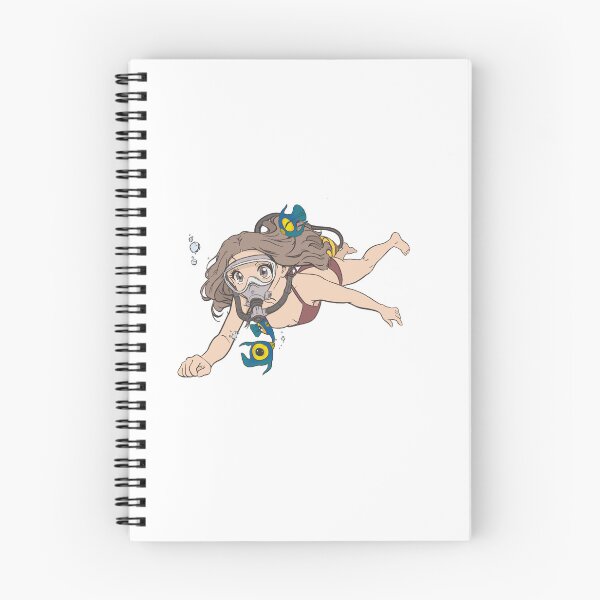 Item preview, Anime Girl Underwater Swimming designed and sold by Jacko-2026.