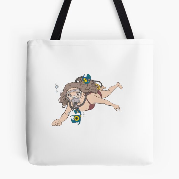 Item preview, Anime Girl Underwater Swimming designed and sold by Jacko-2026.