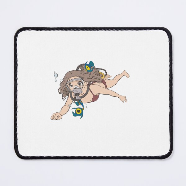 Item preview, Anime Girl Underwater Swimming designed and sold by Jacko-2026.