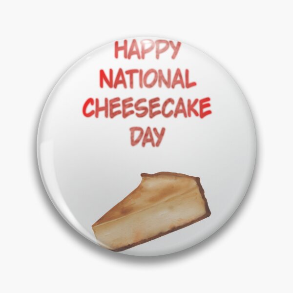 Item preview, National Cheesecake day designed and sold by pilar-tebar.design.