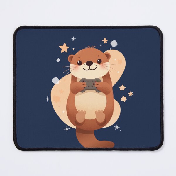 Item preview, Playful Sea Otter Gaming Controller Kawaii Cute Animal T-Shirt designed and sold by WrongGift.