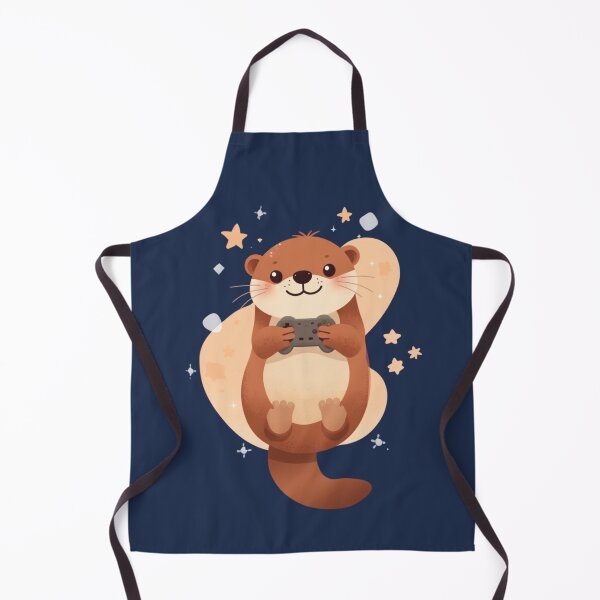 Item preview, Playful Sea Otter Gaming Controller Kawaii Cute Animal T-Shirt designed and sold by WrongGift.