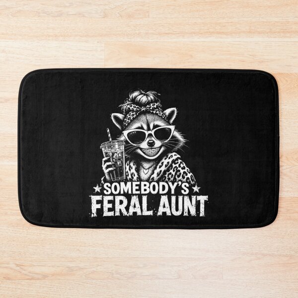 Item preview, Somebody’s Feral Aunt – Funny Raccoon Aunt Humor Design designed and sold by PosiMCreations.