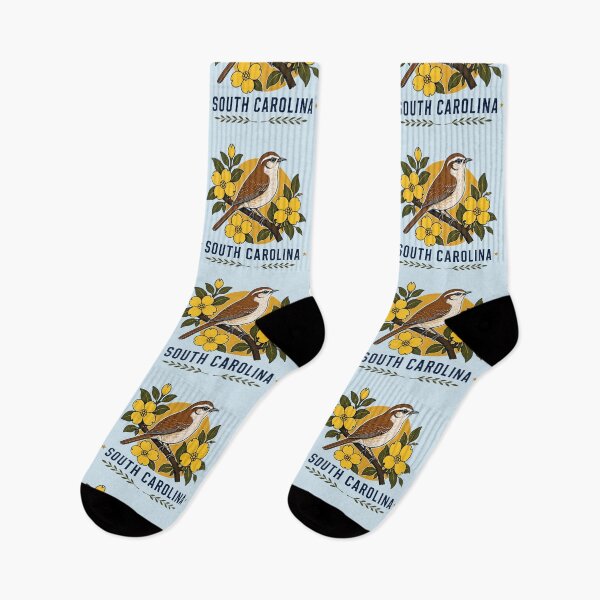 Item preview, South Carolina Wren & Yellow Jessamine Homage designed and sold by The-Drip-Studio.