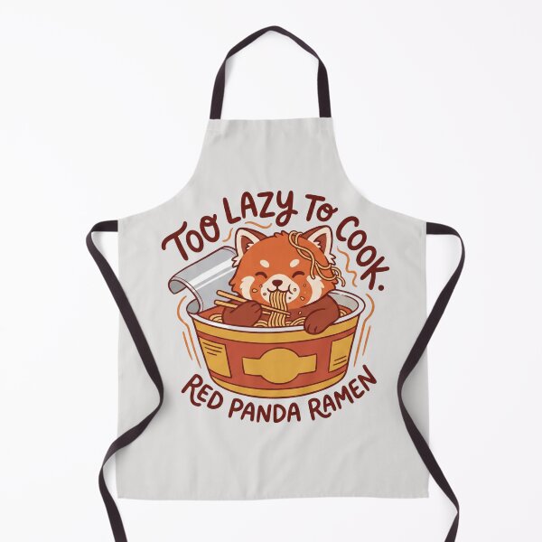 Item preview, Too Lazy To Cook Red Panda Ramen - Funny Noodle Art designed and sold by 0Zetgest.