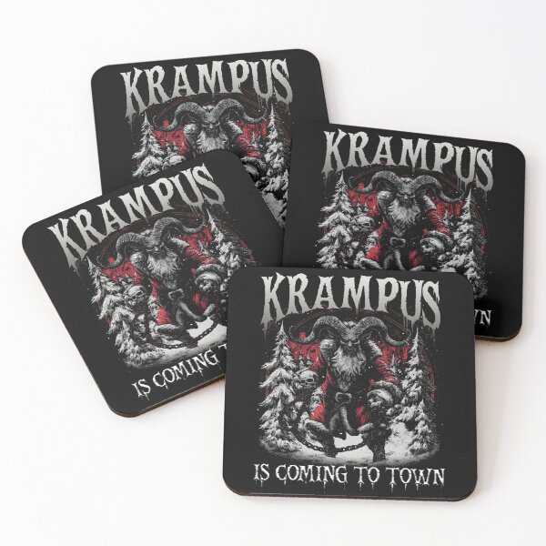 Item preview, Krampus Is Coming To Town Gothic Christmas designed and sold by PatelCarol.