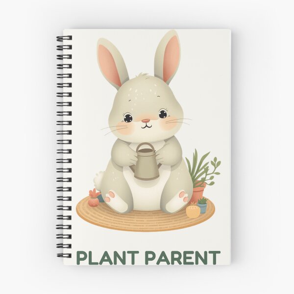 Artikelvorschau, Plant Parent Bunny Lustiges Kawaii Zitat Niedliches Tier-T-Shirt entworfen und verkauft von WrongGift.