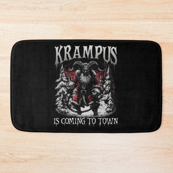 Item preview, Krampus Is Coming To Town Gothic Christmas designed and sold by PatelCarol.