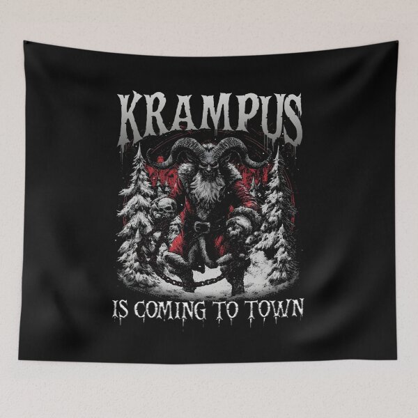Item preview, Krampus Is Coming To Town Gothic Christmas designed and sold by PatelCarol.