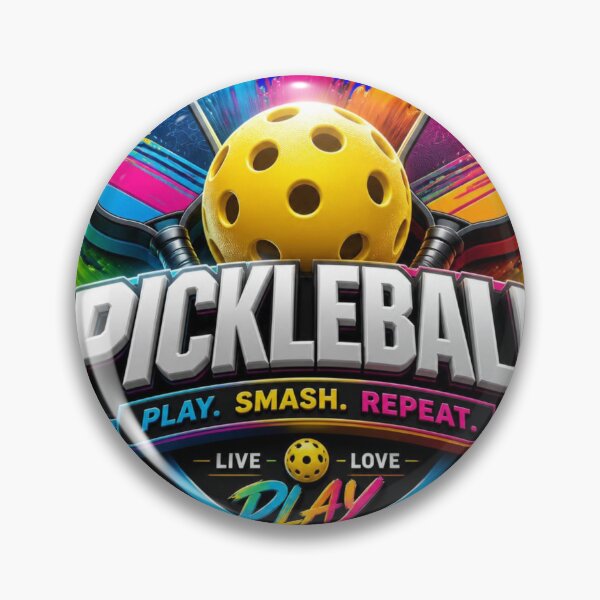 Item preview, Pickleball Life - Live Love Play Colorful Sport Graphic designed and sold by AgnesB77.