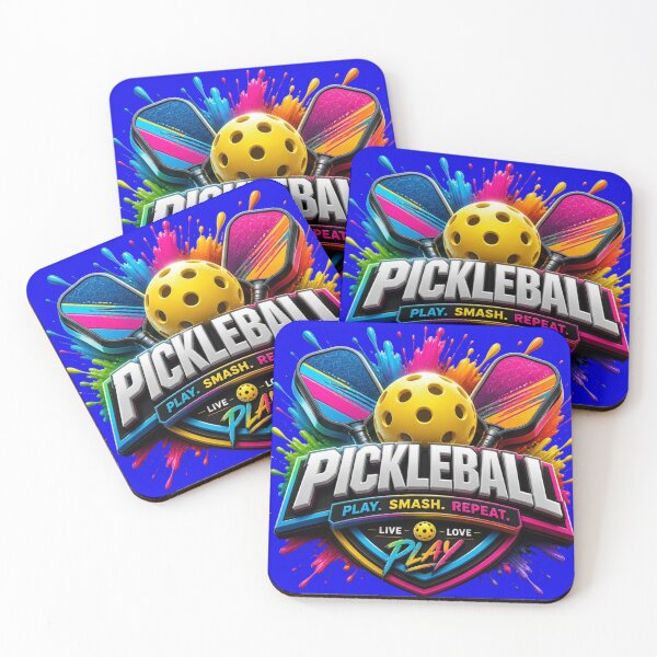 Item preview, Pickleball Life - Live Love Play Colorful Sport Graphic designed and sold by AgnesB77.