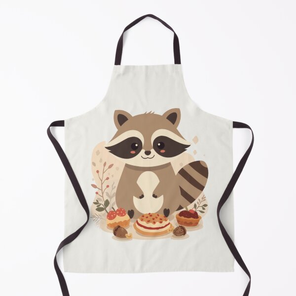 Item preview, Cute Raccoon Surrounded by Pastries Food Kawaii T-Shirt designed and sold by WrongGift.