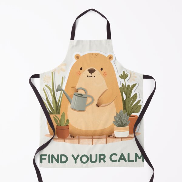 Item preview, Find Your Calm Capybara Funny Kawaii Quote Cute Animal T-Shirt designed and sold by WrongGift.