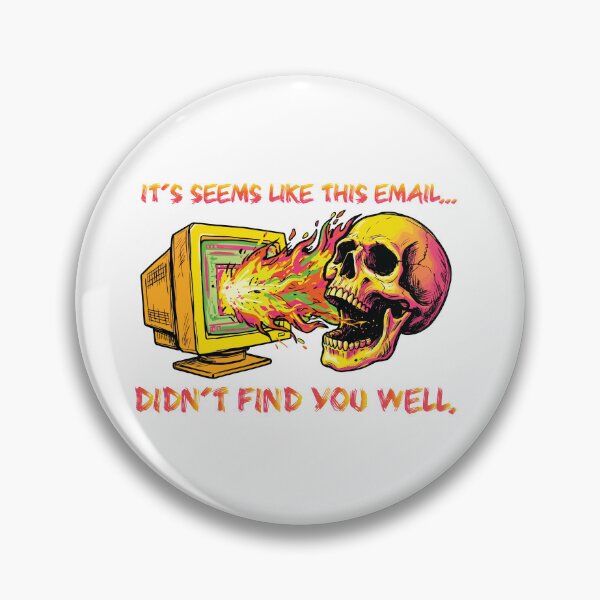 Item preview, Funny Corporate Email Humor Sarcastic Skeleton Retro Computer designed and sold by BHP Studio.