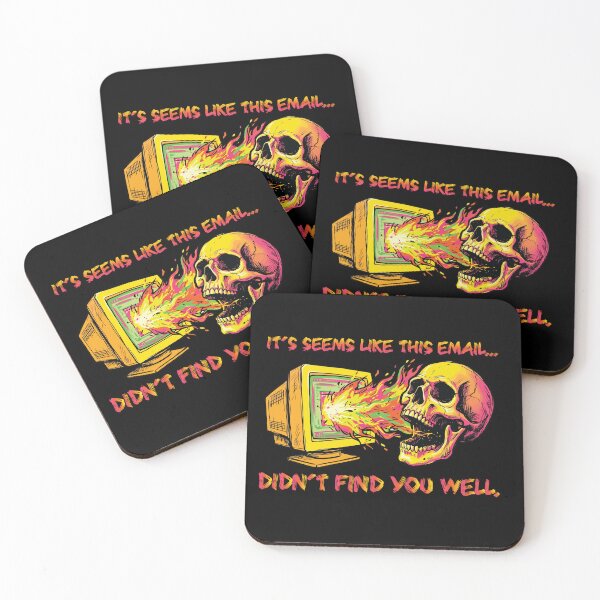 Item preview, Funny Corporate Email Humor Sarcastic Skeleton Retro Computer designed and sold by BHP Studio.